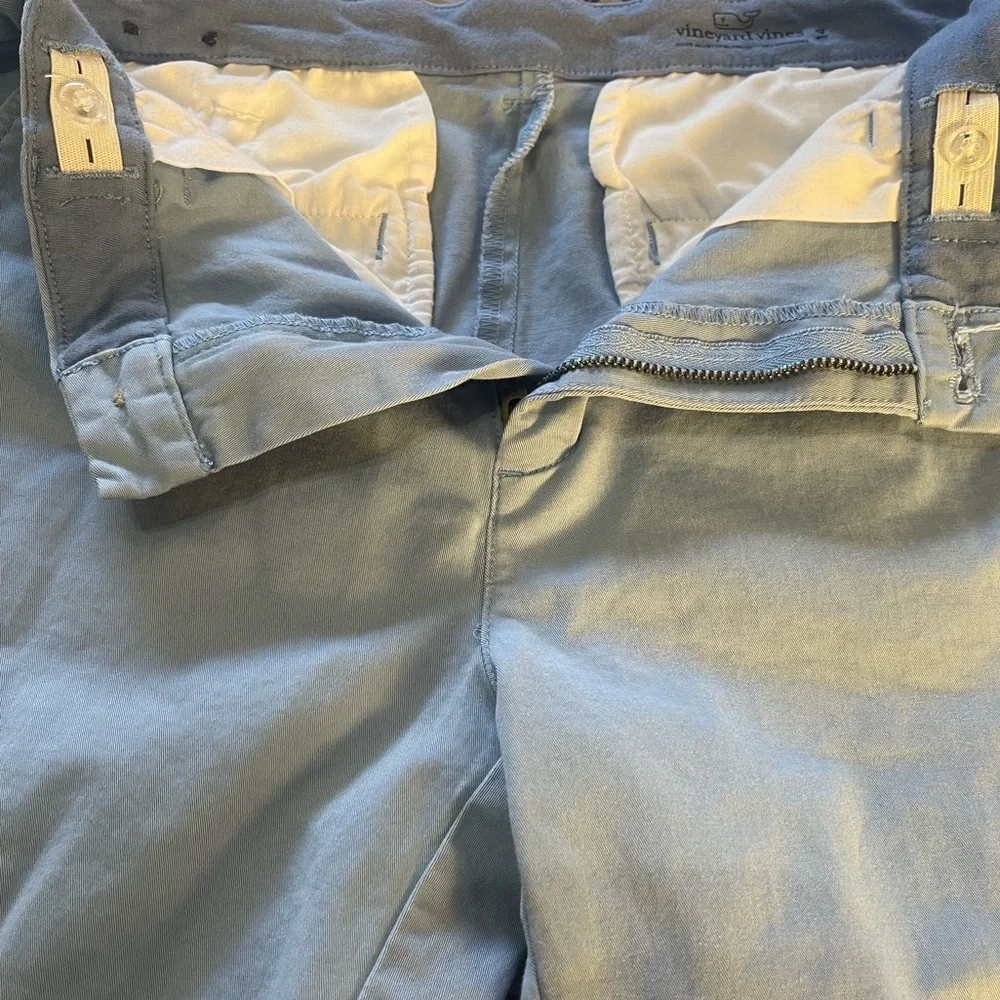 Vineyard Vines Light Blue Breaker Boys Shorts Size 14